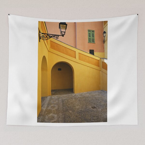 Item preview, Colorful old staircase in Menton France designed and sold by goceris.