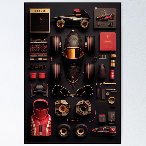 Item preview, Knolling F1 costumes and props GF designed and sold by Adwik.