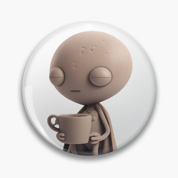 Artikelvorschau, Süßes Alien in der Kaffeepause - The Stone Collection entworfen und verkauft von FiveIntentions.
