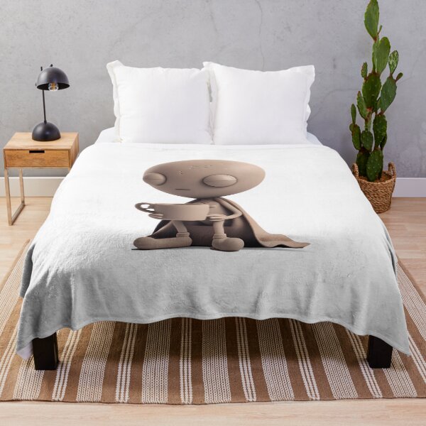 Item preview, Cute Alien on a Coffee Break - The Stone Collection designed and sold by FiveIntentions.