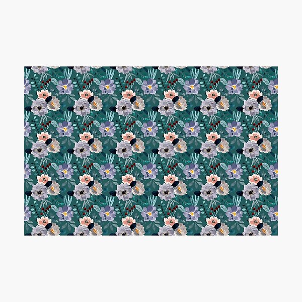 Aperçu de l'œuvre Motif floral Fleurs vertes créée et vendue par Pluto237.