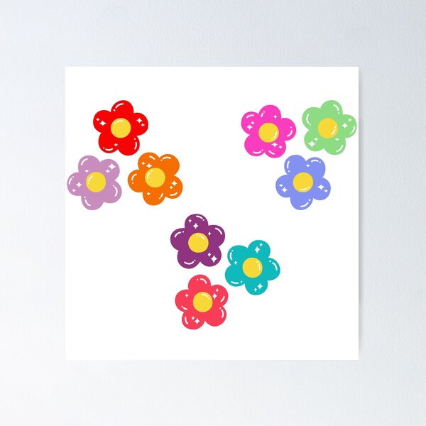 Item preview, Rainbow Flowers designed and sold by InspiredByPros.