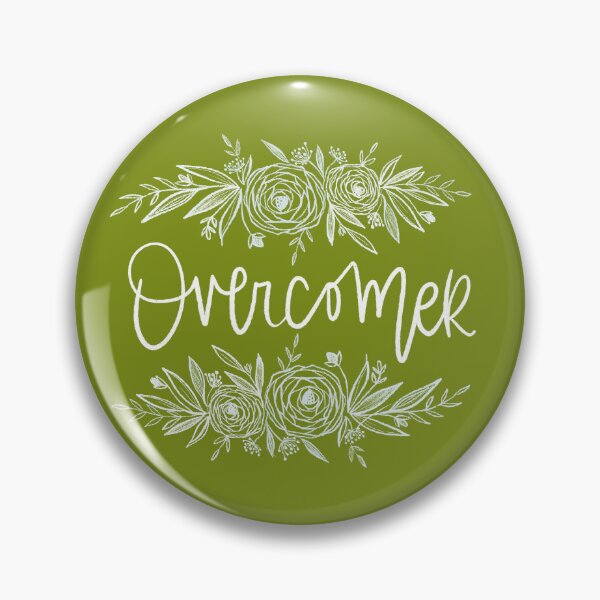 Item preview, Overcomer Floral Design White designed and sold by Daisy Ring Art.
