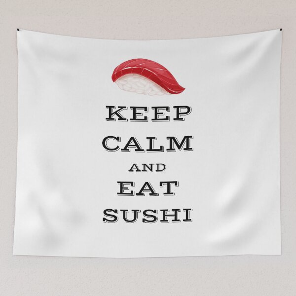 Item preview, Keep calm and eat sushi designed and sold by DreamMeArt.