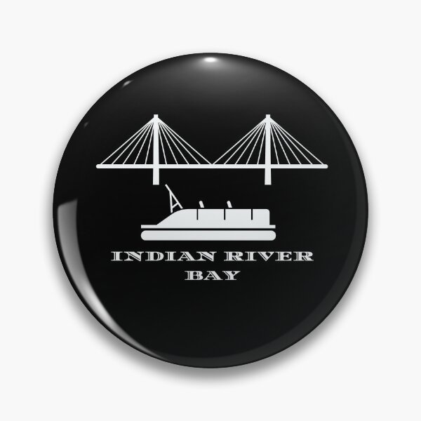 Item preview, Pontoon Boat on Indian River Bay - Indian River Inlet Bridge designed and sold by LifeOutside.