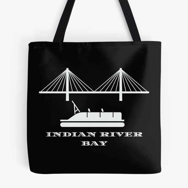 Item preview, Pontoon Boat on Indian River Bay - Indian River Inlet Bridge designed and sold by LifeOutside.