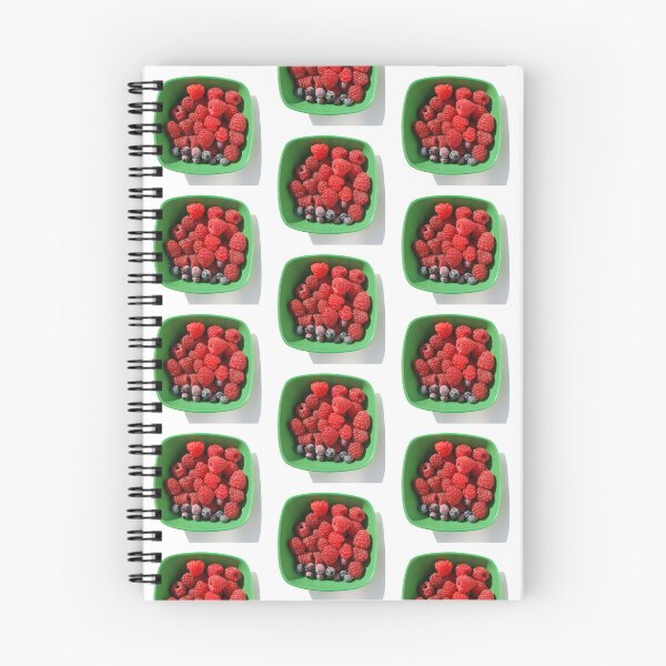 Item preview, Raspberries and Blueberries in Green Bowl designed and sold by jojobob.