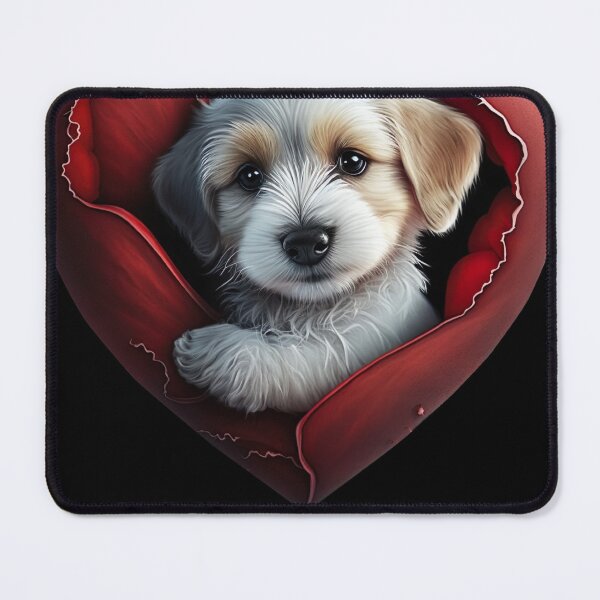 Item preview, Dog Mom Love: Adorable Dog with Hearts Design designed and sold by cutefashion.