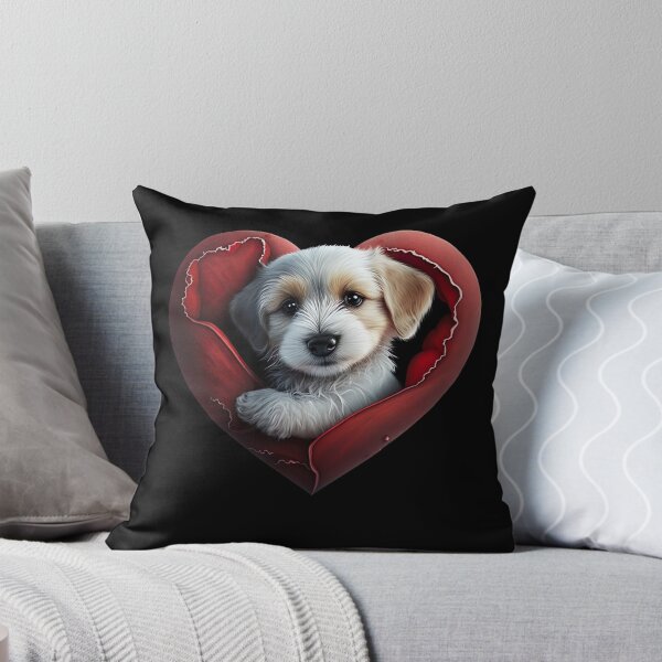 Item preview, Dog Mom Love: Adorable Dog with Hearts Design designed and sold by cutefashion.