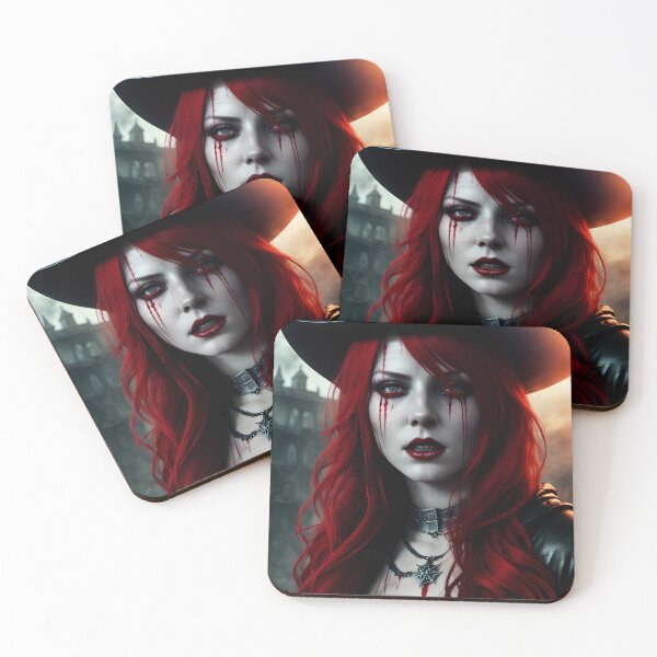 Item preview, Beautiful sorceress with red hair of fire. designed and sold by Maniock.