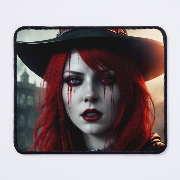 Item preview, Beautiful sorceress with red hair of fire. designed and sold by Maniock.