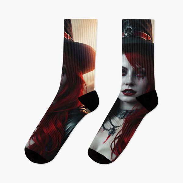 Item preview, Beautiful sorceress with red hair of fire. designed and sold by Maniock.