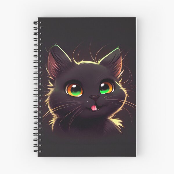 Item preview, Adorable Black Kitten Smiling designed and sold by zoericoart.
