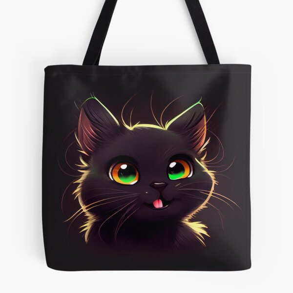 Item preview, Adorable Black Kitten Smiling designed and sold by zoericoart.