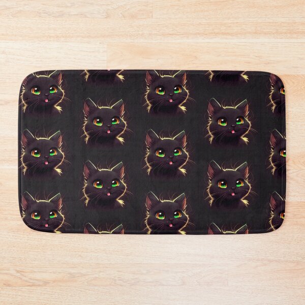 Item preview, Adorable Black Kitten Smiling designed and sold by zoericoart.