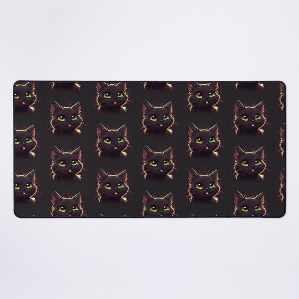 Item preview, Adorable Black Kitten Smiling designed and sold by zoericoart.