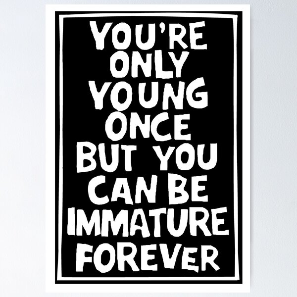 Item preview, Young Once - Clean Ed (Black) designed and sold by Daveseedhouse.