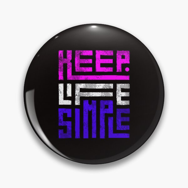 Item preview, Keep life simple designed and sold by hazelknott.