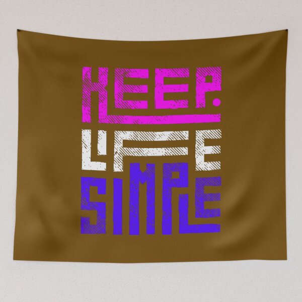 Item preview, Keep life simple designed and sold by hazelknott.
