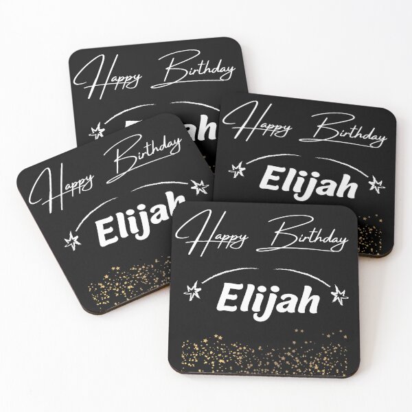 Item preview, Happy Birthday Elijah designed and sold by KMRmerchDesigns.