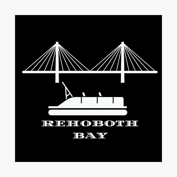 Item preview, Pontoon Boat on Rehoboth Bay - Indian River Inlet Bridge designed and sold by LifeOutside.