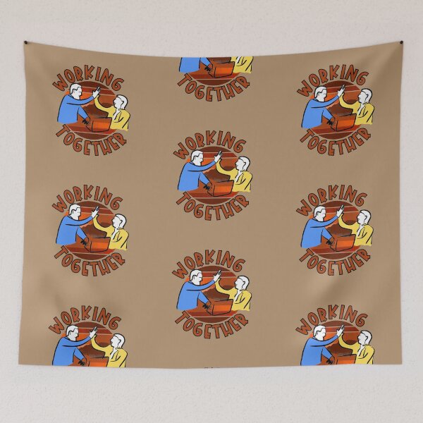 Item preview, Working Together, The Netherlands, Dutch Holland Quote designed and sold by DiensDesign.