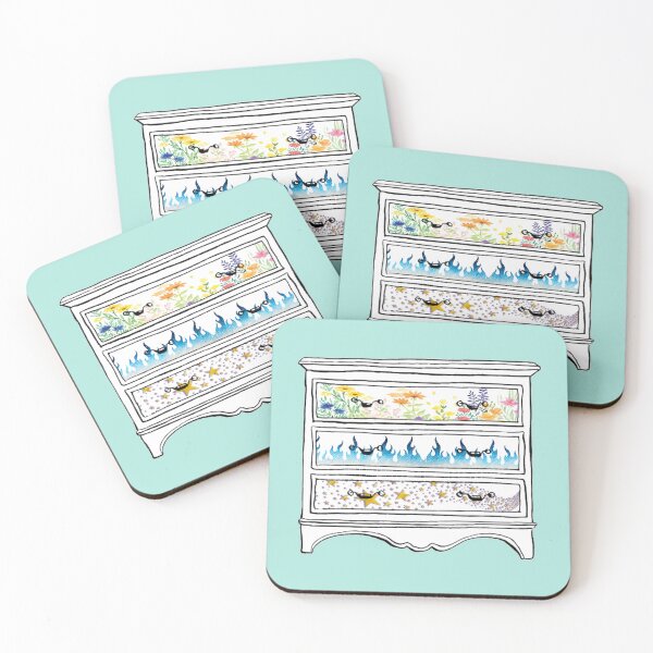 Item preview, ACOTAR Archeron Sisters Minimalist Drawers designed and sold by baranskini.