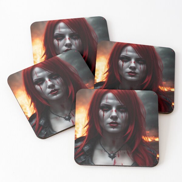 Item preview, Gorgeous witch with red hair  designed and sold by Maniock.