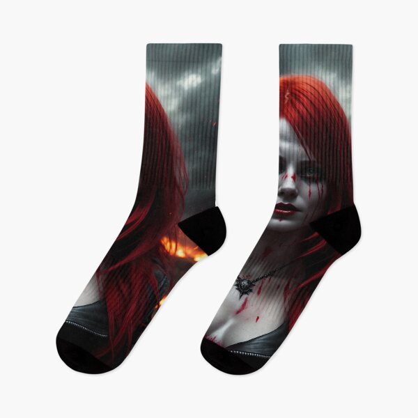Item preview, Gorgeous witch with red hair  designed and sold by Maniock.