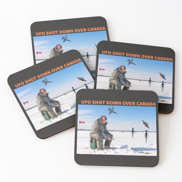 Item preview, UFO SHOT DOWN OVER CANADA - JET DOWNS FLYING OBJECT designed and sold by TechLaughs.