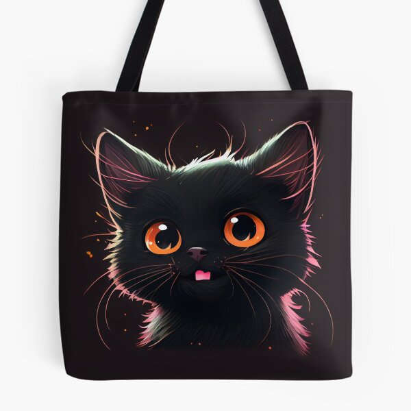 Item preview, Adorable Black Kitten Smiling designed and sold by zoericoart.