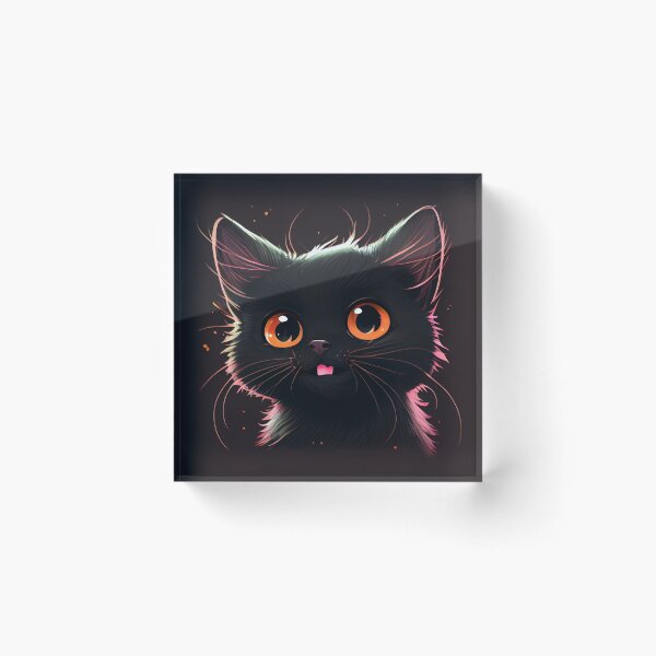 Item preview, Adorable Black Kitten Smiling designed and sold by zoericoart.