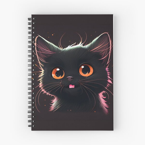 Item preview, Adorable Black Kitten Smiling designed and sold by zoericoart.