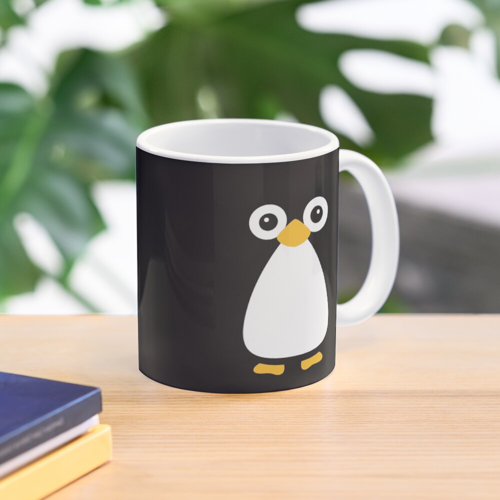 Cute Vector Penguin Coffee Mug