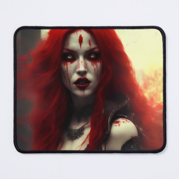 Item preview, Horror vampire woman with red hair. designed and sold by Maniock.