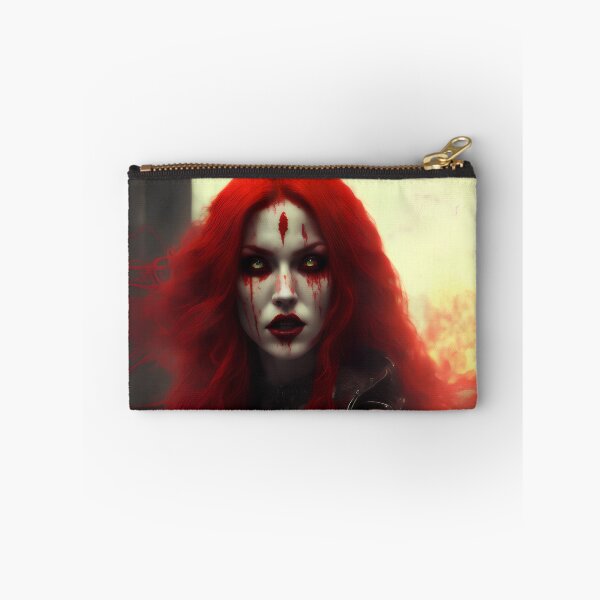 Item preview, Horror vampire woman with red hair. designed and sold by Maniock.