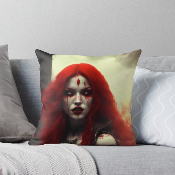 Item preview, Horror vampire woman with red hair. designed and sold by Maniock.
