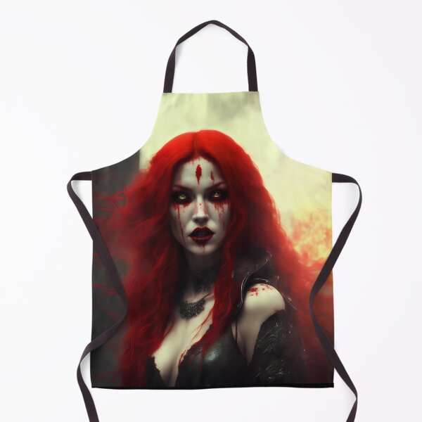 Item preview, Horror vampire woman with red hair. designed and sold by Maniock.