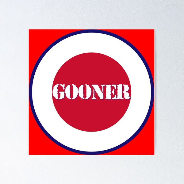 Artikelvorschau, Gooner London Gunners Retro-Mod-Rondell entworfen und verkauft von ModSupporters.