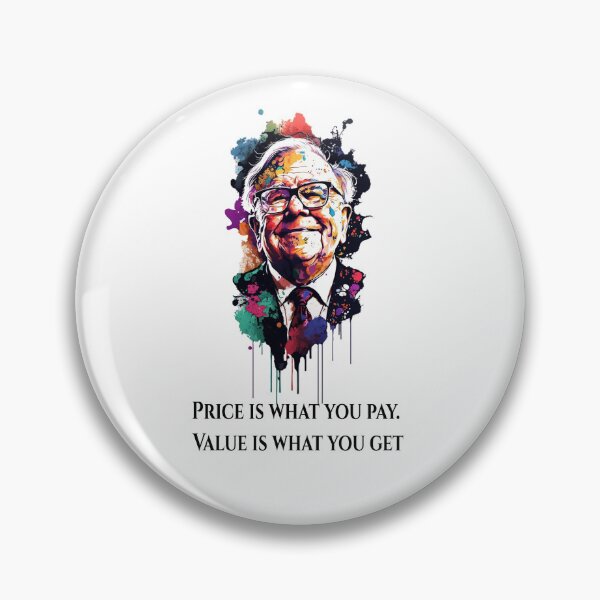 Item preview, Warren Buffett - Price and Value designed and sold by Kameeno.