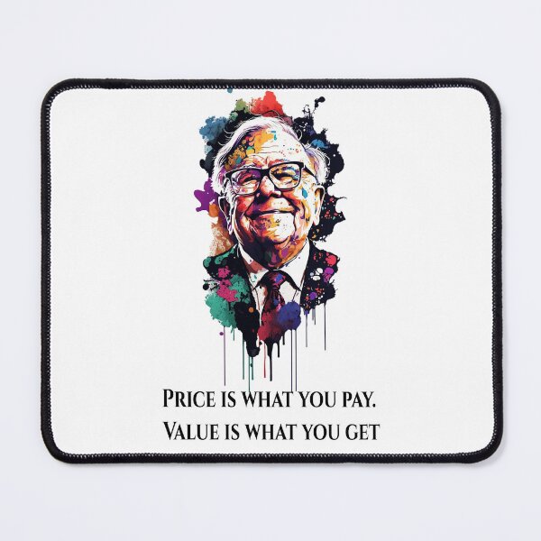 Item preview, Warren Buffett - Price and Value designed and sold by Kameeno.