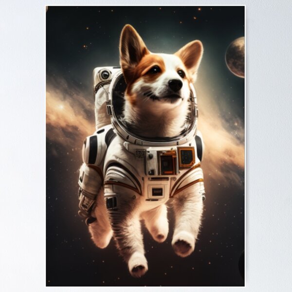 Item preview, Spacedog I designed and sold by shirtsmore24.