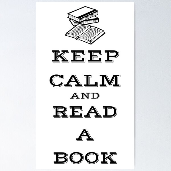 Item preview, keep calm and read a book designed and sold by DreamMeArt.