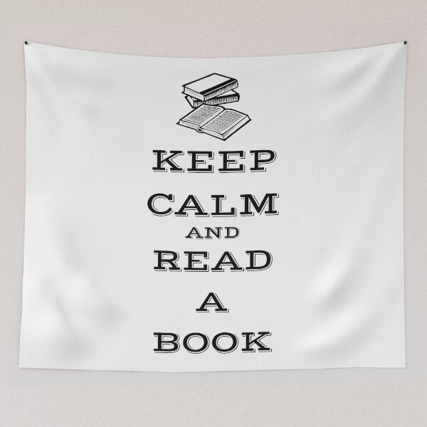 Item preview, keep calm and read a book designed and sold by DreamMeArt.