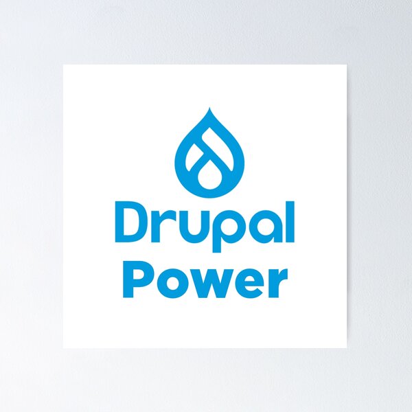 Item preview, Drupal Power Logo designed and sold by PeterPrv.
