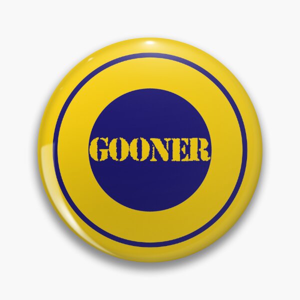 Item preview, Away Gooner London Gunners Retro mod roundel designed and sold by ModSupporters.