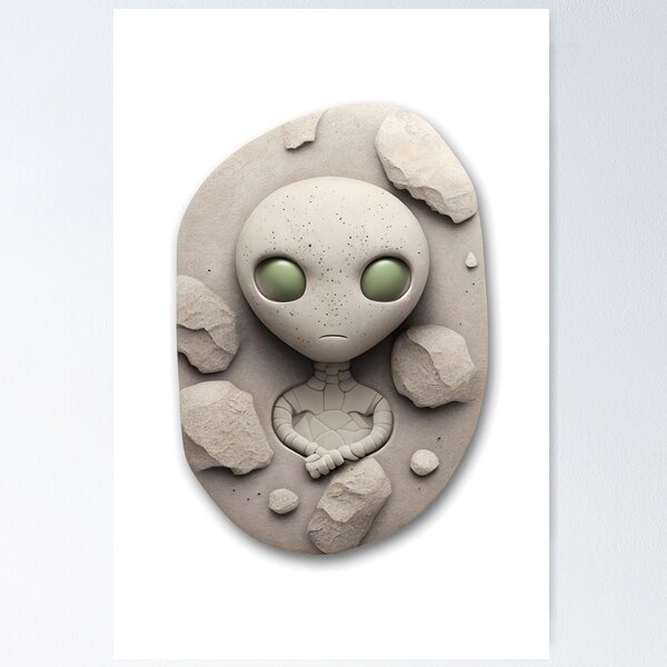Item preview, Alien Fossil - The Stone Collection designed and sold by FiveIntentions.