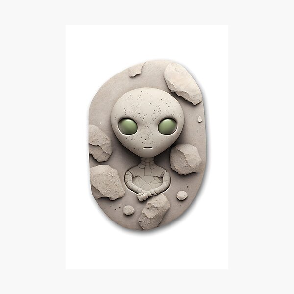 Item preview, Alien Fossil - The Stone Collection designed and sold by FiveIntentions.