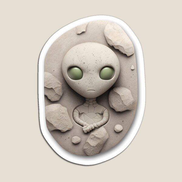 Aperçu de l'œuvre Alien Fossil - La collection de pierres créée et vendue par FiveIntentions.