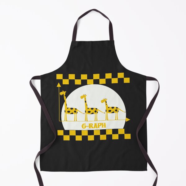 Item preview, Funny Giraffe Graph Safari Animal Squares designed and sold by fatydesignspace.